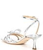 Color:Silver Metallic - Image 3 - Loyalty Leather Knotted Dress Sandals