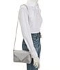 Color:Silver - Image 4 - Jewel Badgley Mischka Lux Crystal Envelope Shoulder Bag