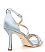Color:Whisper Blue - Image 2 - Nala Rhinestone Ankle Strap Dress Sandals