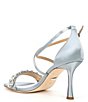 Color:Whisper Blue - Image 3 - Nala Rhinestone Ankle Strap Dress Sandals