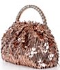 Badgley Mischka Noa Sequin Crystal Handle Pouch Clutch - Image 2