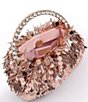 Badgley Mischka Noa Sequin Crystal Handle Pouch Clutch - Image 3