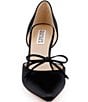 Badgley Mischka Olympic Satin d'Orsay Bow Pumps - Image 4