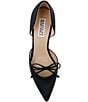 Badgley Mischka Olympic Satin d'Orsay Bow Pumps - Image 5