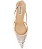 Badgley Mischka Reem Mesh Rhinestone Slingback Stiletto Dress Pumps - Image 5