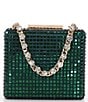 Badgley Mischka Serenity Rhinestone Chain Minaudiere - Image 1