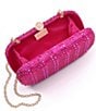 Badgley Mischka Stripped Harlow Crystal Minaudiere - Image 2