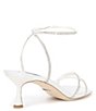 Color:Soft White - Image 2 - Ultra Rhinestone Ankle Strap Kitten Heel Dress Sandals