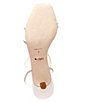Color:Soft White - Image 6 - Ultra Rhinestone Ankle Strap Kitten Heel Dress Sandals