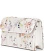 Badgley Mischka Under The Sea Beaded Clutch, Color:White - Image 3