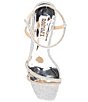 Color:Silver - Image 5 - Unity Embellished Wedge Dress Sandals