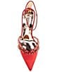 Color:Red Satin - Image 5 - Zendaya Satin Rhinestone Embellished Dress Pumps