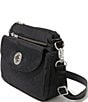 Baggallini Black Cheetah Calais Crossbody Bag, Color:Black Cheetah Emboss - Image 6