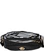 Baggallini Calais Black Crossbody Bag, Color:Black with Gold Hardware - Image 3