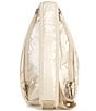 Baggallini Central Park Silver Hardware Solid Sling Bag, Color:Champagne Puff - Image 2