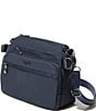 Baggallini Marais Twill Gunmetal Hardware Crossbody Bag, Color:French Navy Twill - Image 2