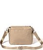 Baggallini Marais Twill Silver Hardware Crossbody Bag, Color:Taupe Twill - Image 3