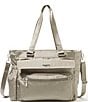 Baggallini Modern Laptop Tote Bag, Color:Sterling Shimmer - Image 1