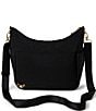 Baggallini Nylon Modern Everywhere Gold Hardware Crossbody Bag, Color:Black with Gold Hardware - Image 2