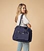Color:Navy - Image 4 - Overnight Expandable Laptop Tote Bag