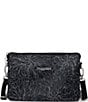 Baggallini The Only Mini Tote Midnight Blossom Crossbody Bag, Color:Midnight Blossom Print - Image 1