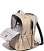 Baggallini Tribeca Expandable Laptop Silver Hardware Backpack, Color:Taupe Twill - Image 3