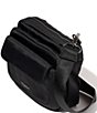 Baggallini Twill Nylon Modern Double Zip Crossbody Bag, Color:Black Twill - Image 4