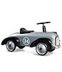 Baghera Vintage Numbered Speedster Ride-On Car, Color:Silver - Image 1