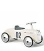 Color:Ivory White - Image 1 - Vintage Roadster Numbered Ride-On Car
