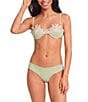Bahia Maria Aura Laser Cut Flower Underwire Swim Top & Classic Swim Bottom - Image 1