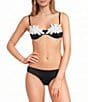 Bahia Maria Aura Laser Cut Underwire Swim Top & Solid Classic Moderate Coverage Hipster Swim Bottom - Image 2