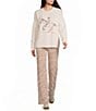Bailey Rose Animal Print Wide Leg Jeans - Image 3