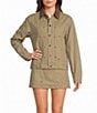 Bailey Rose Button Front Cord Collar Jacket - Image 3