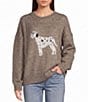 Bailey Rose Dalmatian Crew Neck Sweater - Image 1