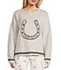 Bailey Rose Goodluck Pullover Sweater, Color:Grey - Image 1