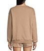 Bailey Rose Western Horse Print Pullover Crew Neck Sweatshirt, Color:Mocha - Image 2
