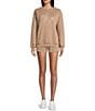 Bailey Rose Western Horse Print Pullover Crew Neck Sweatshirt, Color:Mocha - Image 3