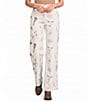 Bailey Rose Western Horseshoe Print Wide Legged Jeans - Image 1