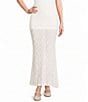 Bailey Rose Lace Back-Slit Maxi Skirt - Image 1