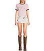 Bailey Rose Lets Rodeo Micro Mini Skort - Image 3
