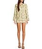 Bailey Rose Long Sleeve Floral Print Jacket - Image 4