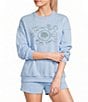 Bailey Rose Pasta Print Coordinating Sweatshirt - Image 1