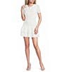 Bailey Rose Peter Pan Collar Short Sleeve Mini Dress - Image 1