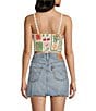 Bailey Rose Postcard Square Neck Crop Top - Image 2