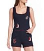 Bailey Rose Coordinating Sailboat Knit Sweater Tank Top - Image 1
