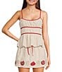Bailey Rose Sleeveless Cinched Coordinating Top, Color:Ecru - Image 1