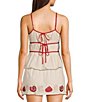 Bailey Rose Sleeveless Cinched Coordinating Top, Color:Ecru - Image 2