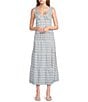 Bailey Rose Sleeveless Peter Pan Plaid Coordinating Top - Image 3