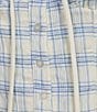 Bailey Rose Sleeveless Peter Pan Plaid Coordinating Top - Image 4