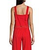 Bailey Rose Square Neck Sleeveless Eyelet Top - Image 2